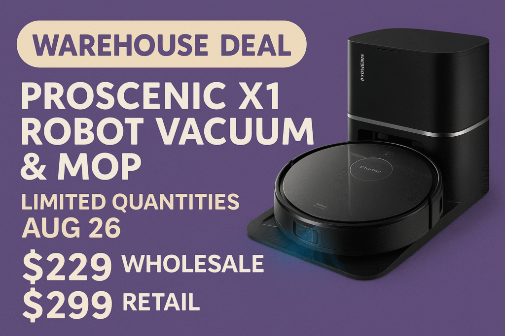 Proscenic Floobot X1 Robot Vacuum Cleaner Review